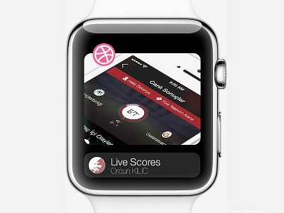 Dribbble Apple Watch Concept apple watch concept dribbble iwatch ui ux watch