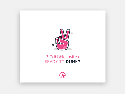 2 Dribbble Invites to give away dribbble giveaway invite invites