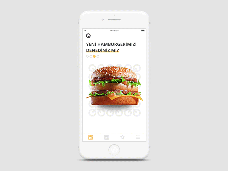 Food Product Detail animation detail food gif interaction motion order recipe ui ux