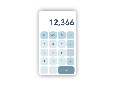 Daily UI #004 - Calculator 004 calculator daily ui