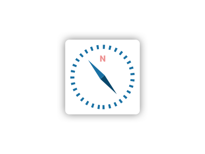 Daily UI #005 - App Icon 005 app icon compass daily ui