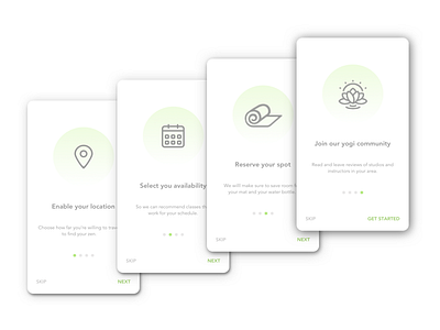 Daily UI #023 - Onboarding 023 daily ui onboarding yoga