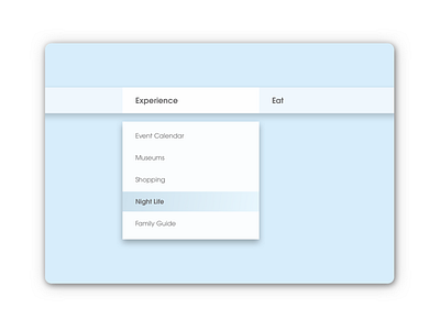 Daily UI #027 - Dropdown 027 daily ui dropdown