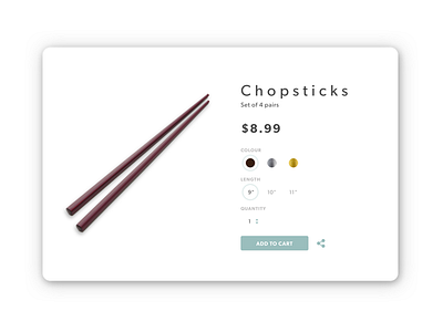 Daily UI #033 - Customize Product