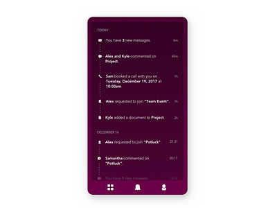 Daily UI #047 - Activity Feeds