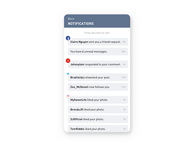 Daily UI #049 - Notifications 049 daily ui notifications