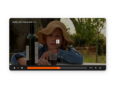 Daily UI #057 - Video Player 057 dily ui movies video player