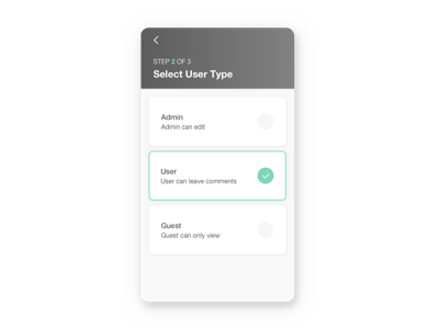 Daily UI #064 - Select User