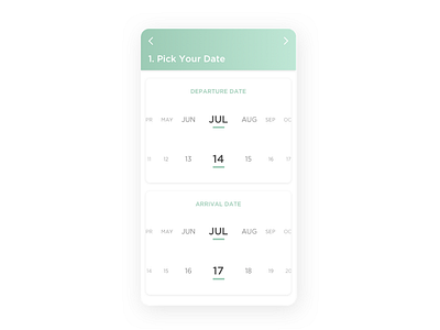 Daily UI #080 - Date Picker