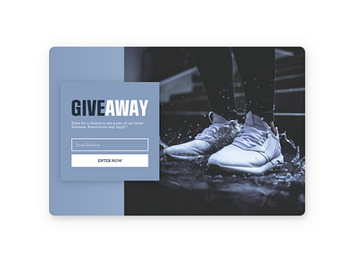 Daily UI #097 - Giveaway