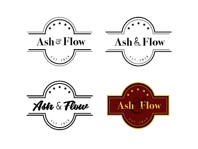 Ash & Flow Logo Design