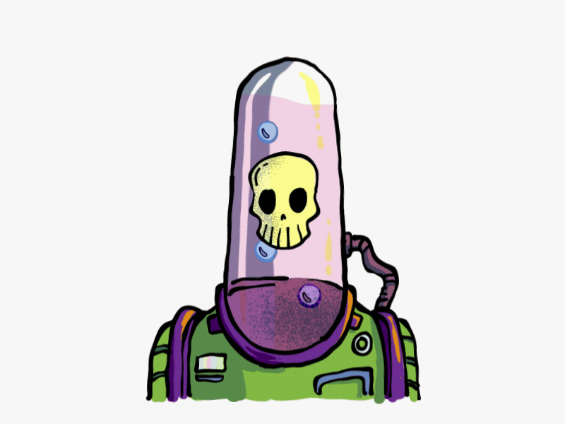 Dwayne - Animated iOS sticker after effects ios robots