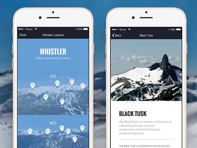Geofences at a ski resort design geofence interaction marketing mobile ux