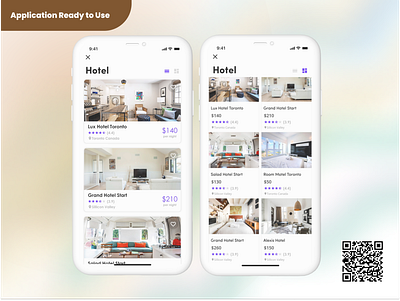 Flux Hotel Booking hotel full application in Flutter 3.0 3d graphic design travel ui