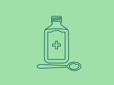 Cough syrup icon coughsyrup design health icon illustration medicine vector
