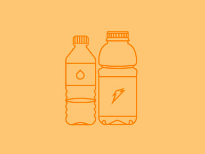Beverages icon beverage bottle design drink gatorage icon iconography illustration vector water