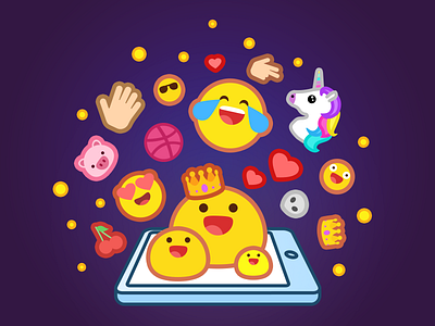 Hello Dribbble dribbble emoji hello