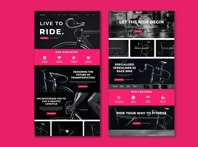 E-Bicycle website interface graphic design interface ui uidesign uiux ux webinterface websitedesign