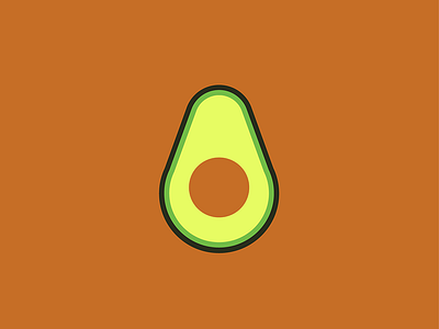 Avocado Icon avocado icon icondesign minimal