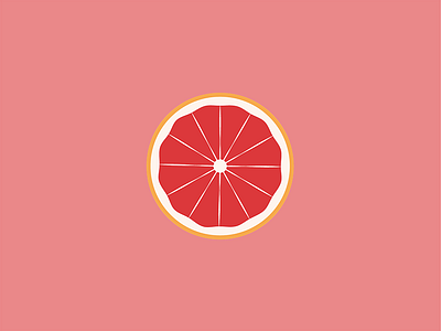 Grapefruit Icon by Lindsay Rogers on Dribbble