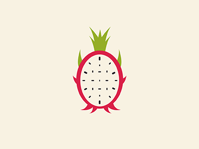 Dragonfruit Icon dragonfruit icon icondesign minimal