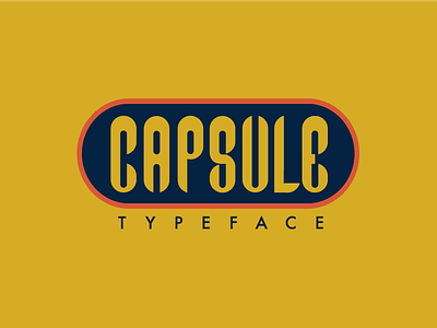 Capsule Typeface aliens mid century modern type typeface design typography