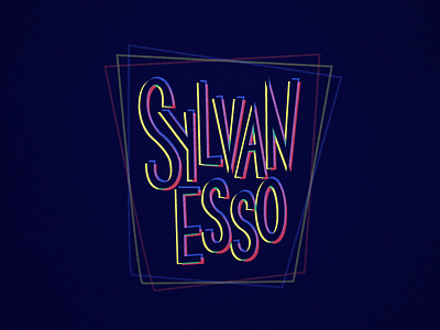Sylvan Esso 3d electronic hand done type indie sylvan esso