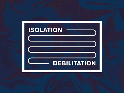 Isolation -> Debilitation lcbc marble minimal purpose driven life rick warren typography