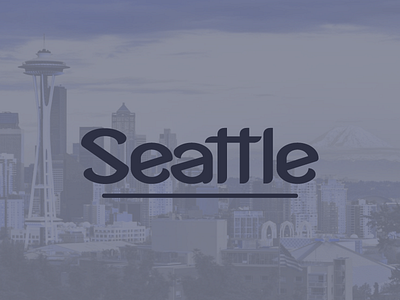 Seattle logotype pnw seattle washington