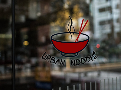 Urban Noodle branding design graphic design logo