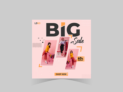 Big Sale Social Media Ads Banner Design