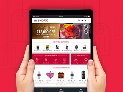 ShopX tablet app