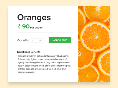 Buyfresh, a web portal to buy organic fruits and vegetables