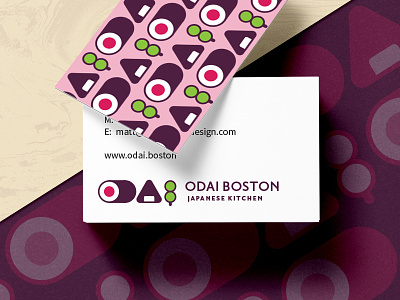 ODAI Concept brand branding concept dango japanese japanese food logo onigiri sushi