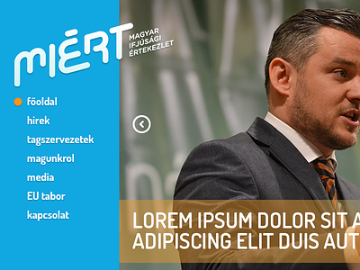 MIERT.ro homepage header