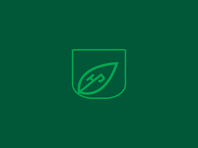 Higher Park icon illustrator leaf logo vector