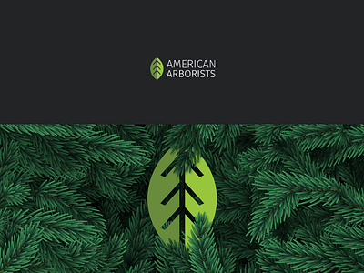 American Arborists american arborists branding icon illustrator logo tree vector