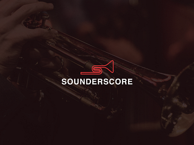 Sounderscore branding design illustrator jazz logo vector