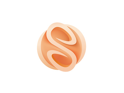 practice - letter S animation delicate fresh gradient icon illustrator interface letter logo logo design simple ui