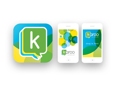 Karoo App Branding app branding design logo