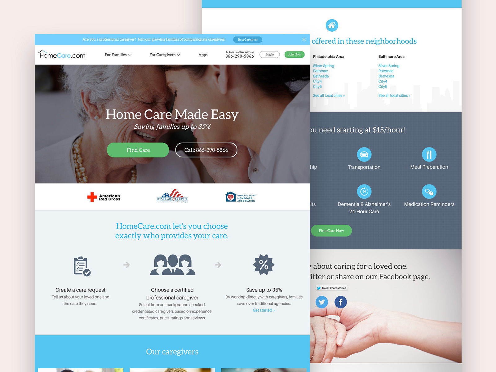 24 Hour Home Care Website