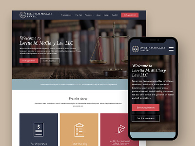 Legal/Accounting Website design ui ux web website