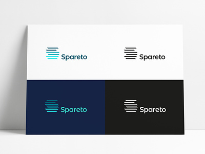 Spareto: Online Car Spare Parts Delivery Company Logo Design