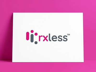 Logo Redesign for rxless™ Designed by The Logo Smith