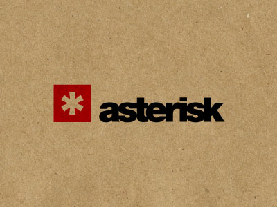 Asterisk Logo asterisk helvetica logo