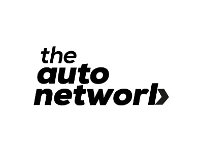 Auto Network Logo Idea black concept logo design portfolio word play