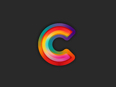 iOS App Icon For a NDA Job app colour icon ios nda portfolio rainbow