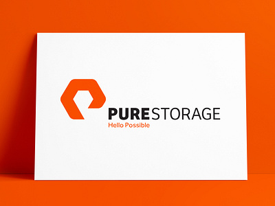 Pure Storage Logo & Brand Identity Designed by The Logo Smith