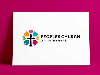 Peoples Church of Montreal Logo Redesigned by The Logo Smith brand brand identity branding church church branding church logo identity logo logo design logo designer logo redesign logo refresh logo update logodesign logos montreal montréal portfolio typography