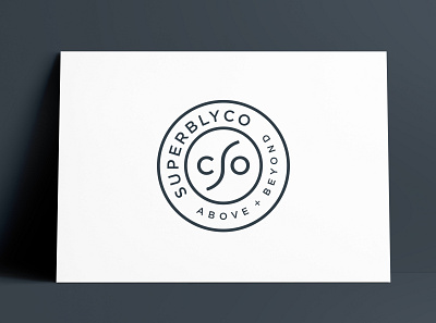 SuperblyCo Logo & Brand Identity Designed by The Logo Smith brand brand guidelines brand identity branding business cards coffee cup icons identity letterhead logo logo design logo designer logo guidelines logo marks monogram portfolio stationery typography